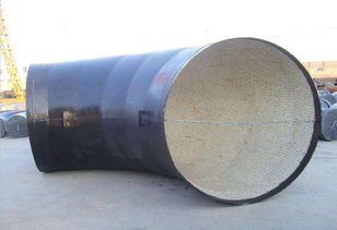 内衬陶瓷耐磨管道 提升管道8倍耐磨性，为石灰和石膏行业带来革命性解决方案